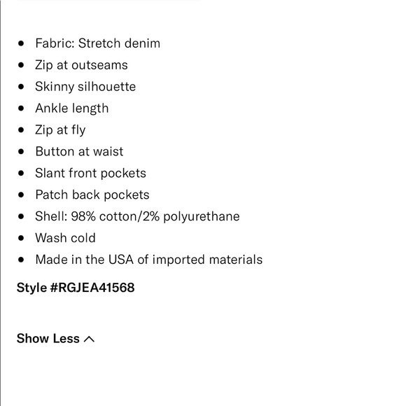 NEW • Rag & Bone • Nina High Rise Skinny Jeans - Picture 6 of 10